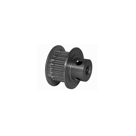 B&B Manufacturing 22MP025M6FA4, Timing Pulley, Aluminum, Clear Anodized,  22MP025M6FA4